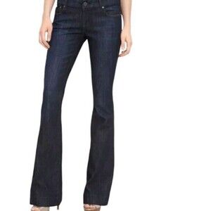 Dylan George & Co. Low Rise Diane Hippie Flare Jeans Women's Size 27 Dark Wash